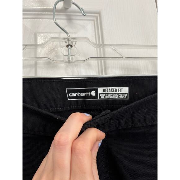 Carhartt Black Relaxed Fit Rugged Flex Work Pants 40x28 - Picture 9 of 12
